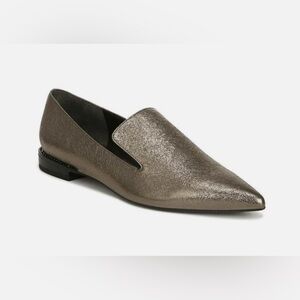 Franco Sarto Bronze Metallic Loafer
Flats Leather Women’s Size:6